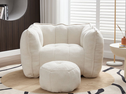 Soft Bean Bag Chair With High Resilient Foam