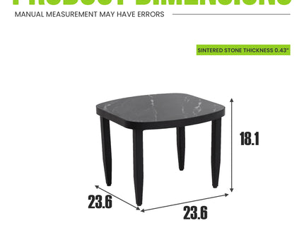 Outdoor Elegance Table, Rounded Corners