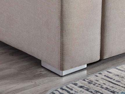 Nolan - Fabric Sofa And Loveseat Living Room With Pillows And Interchangeable Legs