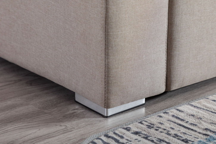 Nolan - Fabric Sofa And Loveseat Living Room With Pillows And Interchangeable Legs