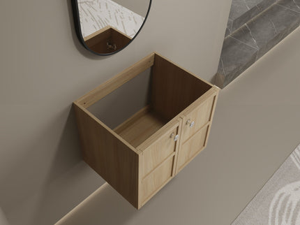 Modern Wall Mounted Bathroom Vanity With Soft Closing Doors