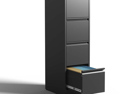 Steel Drawer Vertical File Cabinet With Lock For A4 Legal / Letter Size