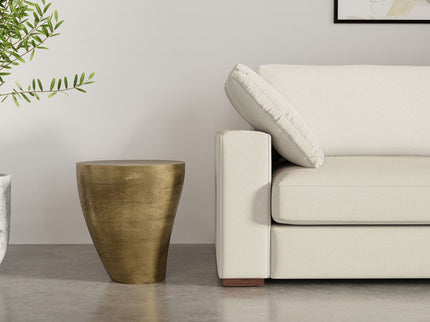 Cavan - Cast Aluminum Side Table - Antique Brass