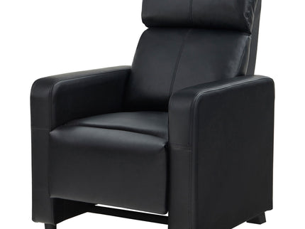 Push Back Recliner - Black