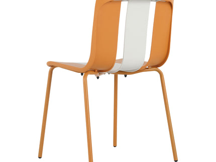 Modern Striped Blocking Single Chairs (Set of 4)