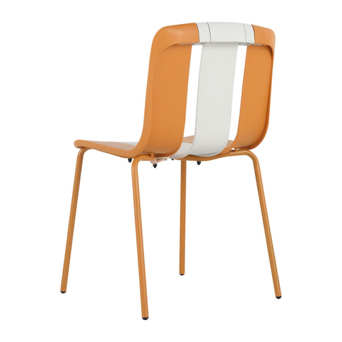 Modern Striped Blocking Single Chairs (Set of 4)