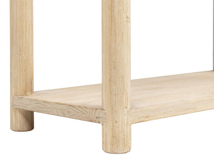Milo - Console Table With Lower Shelf - Natural