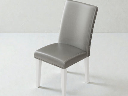 Upholstered Dining Chair With High Back Design (Set of 2)