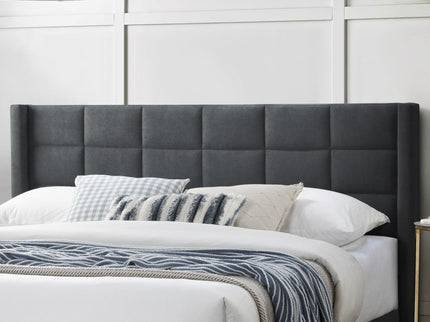 Bed Upholstered Box Design Headboard