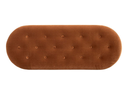 Melinda - Oval Tufted Bullion Fringe Storage Bench