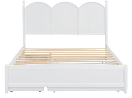 Platform Bed With With 2 Big Drawers And Trundle