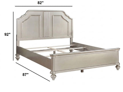 Traditional Design Panel Bed