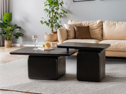 Square Coffee Table Set (Set of 2)