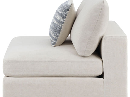 Duncan- Armless Chair With Removable Cushions