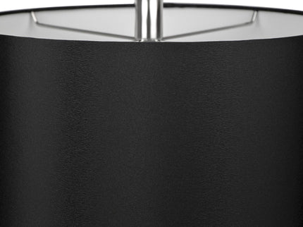 Diana - Contemporary Table Lamp (Set of 2) - Polished Nickel / Black Satin