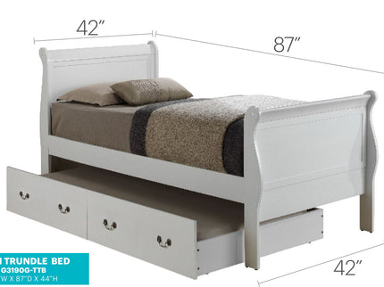 Elegant Trundle Bed With Timeless Charm