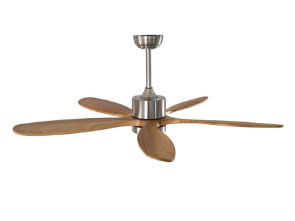 Ceiling Fan With Lights Quiet DC Motor Ceiling Fans 6 Speed Levels - Nickel