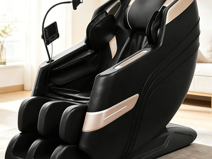 Massage Chair Recliner & Zero Gravity With Full Body Air Pressure - Black