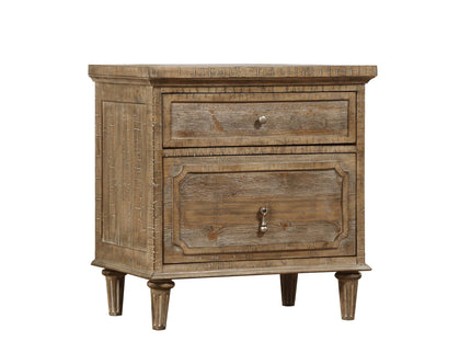 2 Drawer Nightstand - Taupe