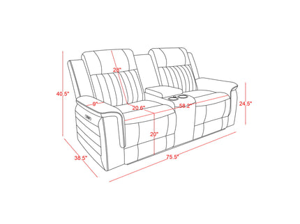 Ian - Set With Power Reclining