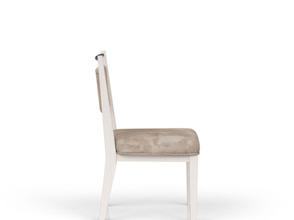 Rope Back Chair - Beige / Carmel