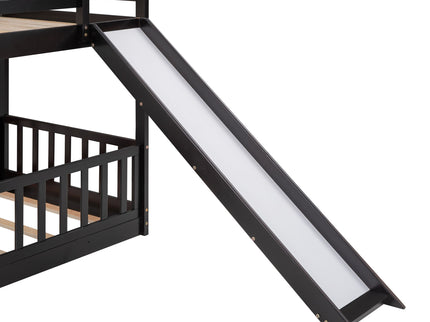Bunk Bed With Convertible Ladder And Slide