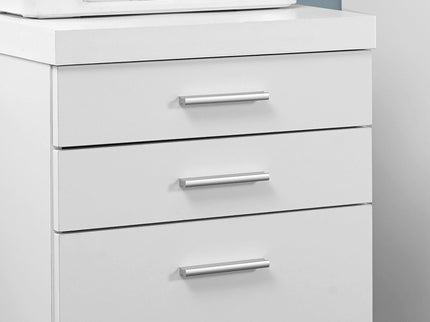 File Cabinet, Rolling Mobile, Storage Drawers, Printer Stand, Office, Contemporary & Modern