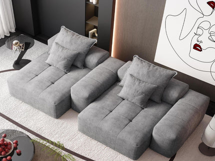 Modern Oversized Diy Combination Modular Sectional Sofa With Pillows