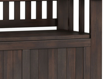 Acadian - Entryway Storage Bench, Handcrafted