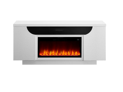 Alessia - Electric Fireplace With Multi Color LED And Flame Settings
