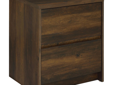 Geary - 2 Drawer Nightstand With LED Lights And USB Charging Ports