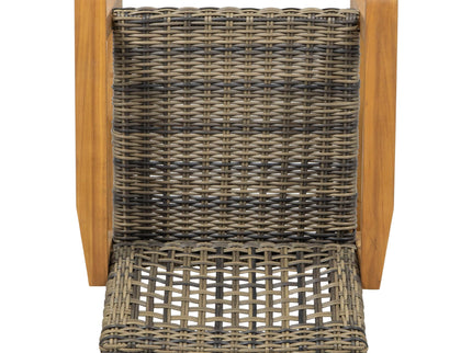 Outdoor Dining Chair Acacia Wood Frame (Set of 2)