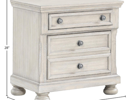 Nightstand Two Storage Drawers