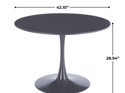 Round Tulip Table, Pedestal Design