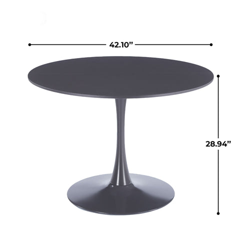 Round Tulip Table, Pedestal Design