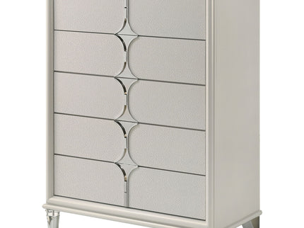 Gwendolyn - 5 Drawer Bedroom Chest Of Drawers - White