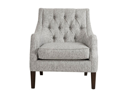 Button Tufted Accent Chair Vintage Style