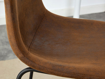 Retro Bar Chairs, Comfortable Stools (Set of 2)