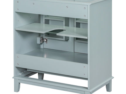 Modern Bathroom Vanity Base Only With Doors And Drawer