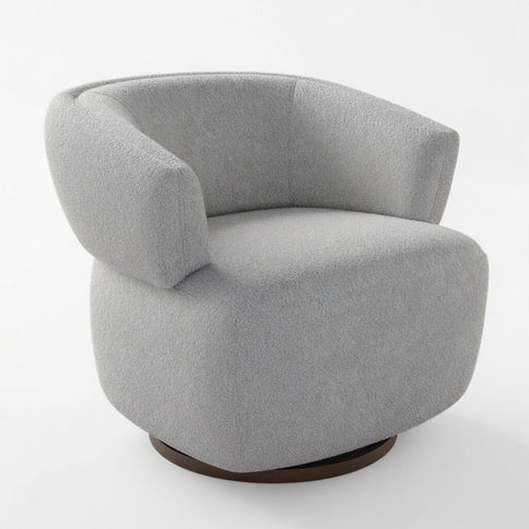 Swivel Barrel Accent Oversized Club Chair