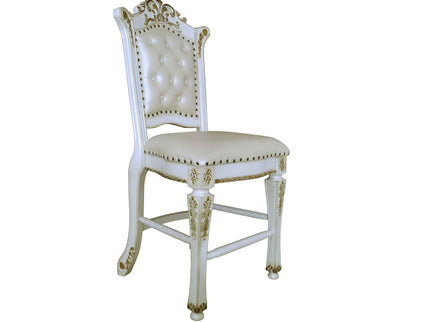 Vendome - Antique Counter Height Chair (Set of 2) - White