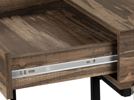 Computer Desk For Home Office, Laptop, Storage Drawers, Contemporary & Modern