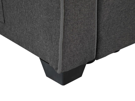 William - Sleeper Sofa With 2 USB Charging Ports And 4 Accent Pillows - Gray