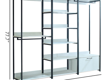 Fiona - Freestanding Walk-In, Closet System - White
