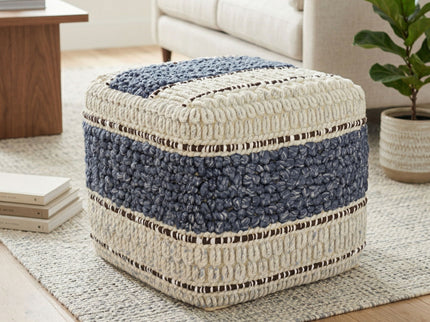 Grady - Handcrafted Square Pouf