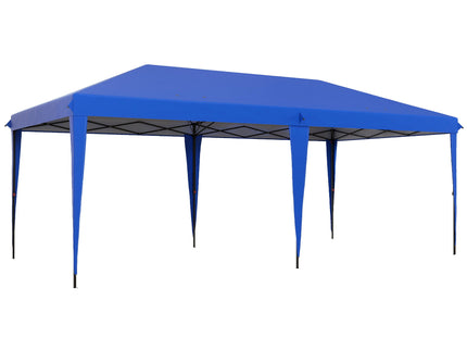 Outsunny - 10' x 19.2' Pop Up Canopy Tent, Heavy Duty Tent For Parties, Outdoor Instant Gazebo Sun Shade Shelter With Carry Bag For Catering, Events, Wedding, Backyard Bbq