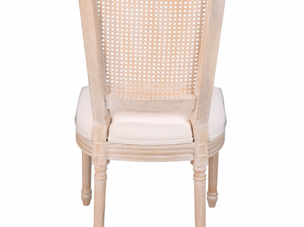 Upholstered Dining Chairs With T - Shaped Back (Set of 2) - Beige