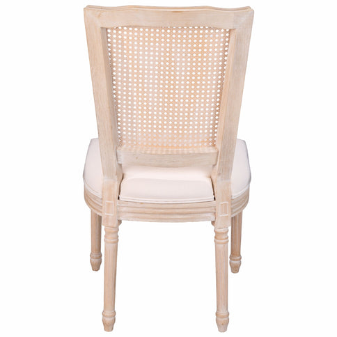 Upholstered Dining Chairs With T - Shaped Back (Set of 2) - Beige