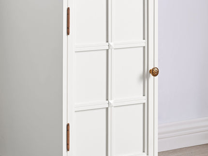 Floor Cabinet With Adjustable Shelf, Storage For Entryway