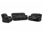 Black / 3 Pc. Sofa, Loveseat, Recliner